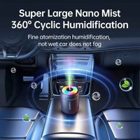 Mini Luchtbevochtiger 180ml | Ultrasone Aroma Diffuser met LED Nachtlamp – Fluisterstil USB Luchtbevochtiger voor Slaapkamer, Babykamer & Kantoor