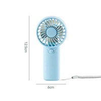 Draagbare Mini Handventilator | USB Oplaadbare Reisventilator – Compacte Ventilator voor Zomer, Auto, Camping & Reizen – Roze