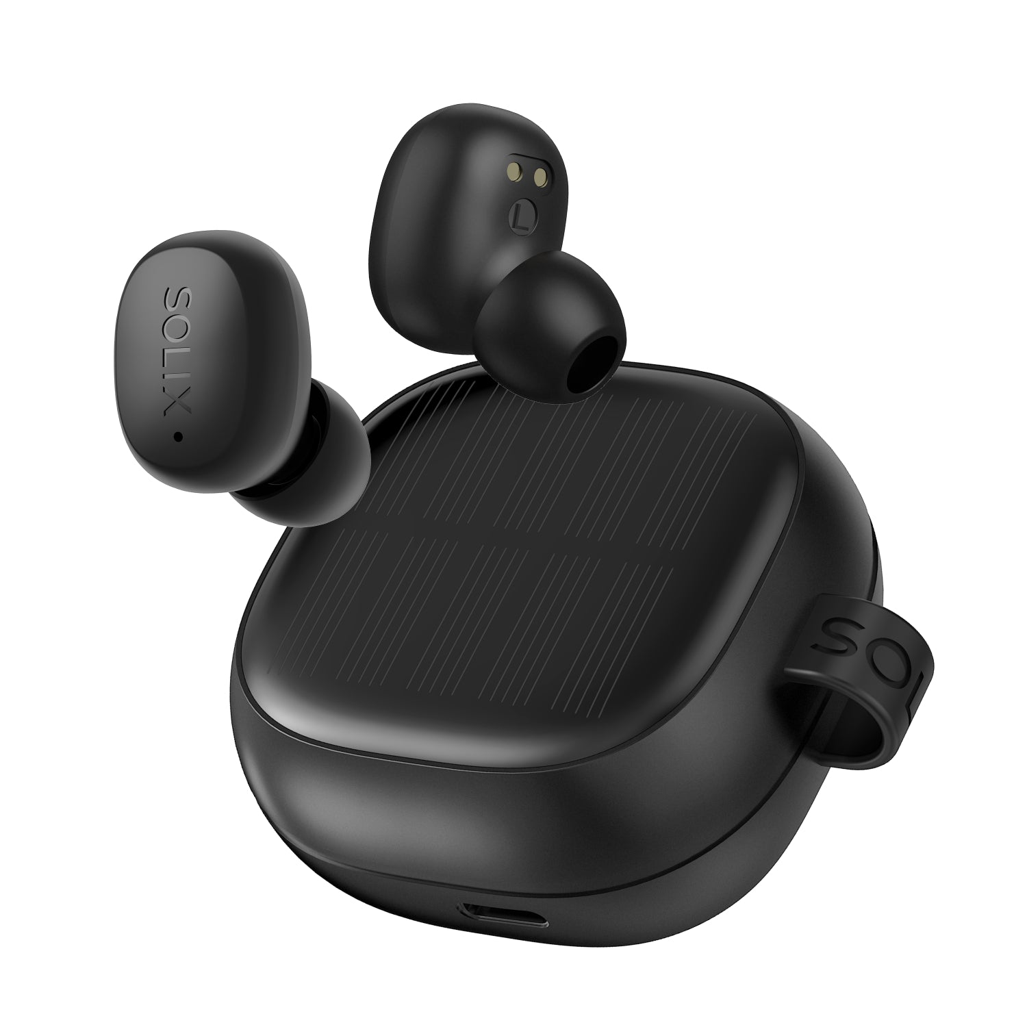 Solix Draadloze Bluetooth Oordopjes – Bluetooth 5.4, Tot 28 Uur Batterijduur met Oplaadcase, Touchbediening, Microfoon en USB-C