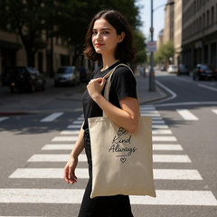 Gepersonaliseerde Biologische Tote Bag – 100% Organic Katoen | Herbruikbare Shopper