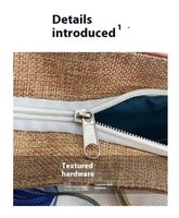 Dames Retro Schoudertas & Tote Bag | Dubbelzijdig Vlinder Design – Mode Shopper Tas met Touw Handvat