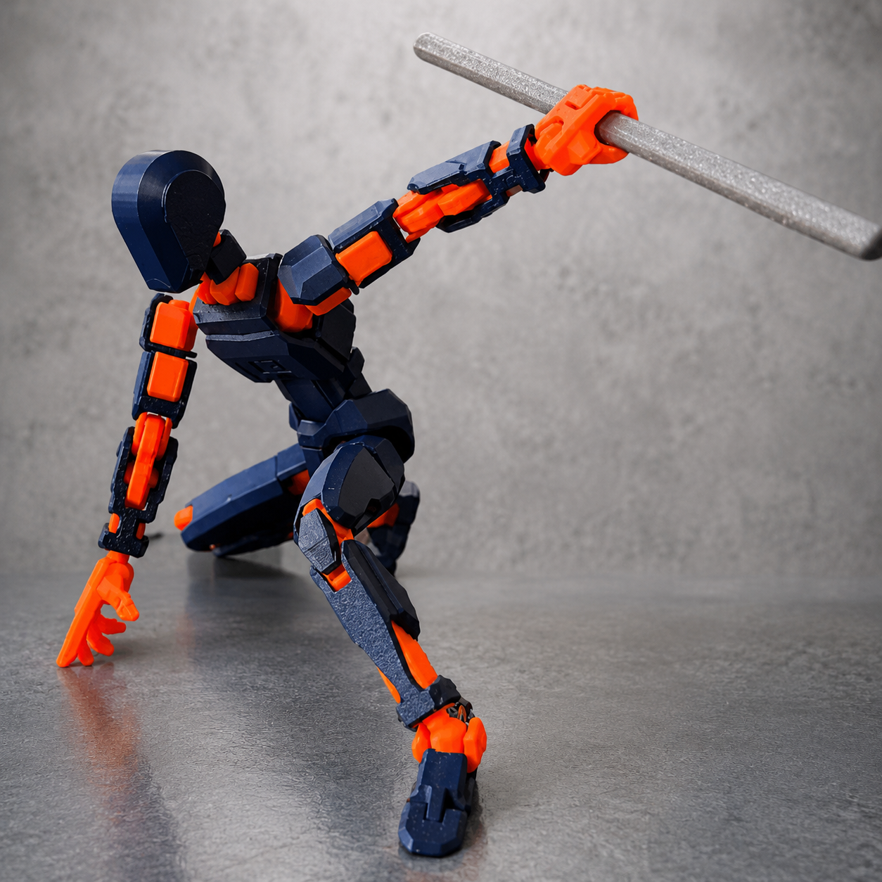 Volledig Beweegbare Actiefiguur met Accessoires – Poseerbare Mannequin voor Stop Motion, Tekenen, Animatie, Fotografie en Creatieve Projecten