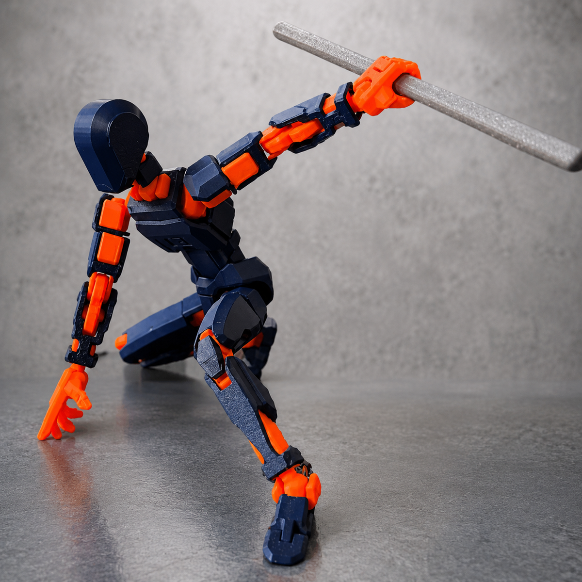 Volledig Beweegbare Actiefiguur met Accessoires – Poseerbare Mannequin voor Stop Motion, Tekenen, Animatie, Fotografie en Creatieve Projecten
