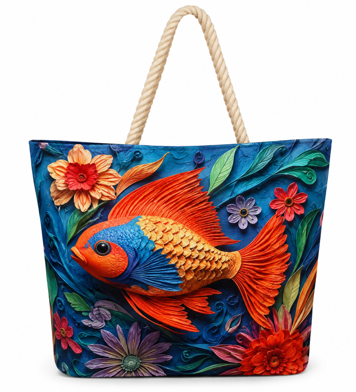Dames Retro Schoudertas & Tote Bag | Dubbelzijdig Design – Mode Shopper Tas met Touw Handvat