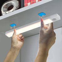 LED Kastverlichting met Bewegingssensor | 50cm USB Oplaadbare Draadloze Magnetische LED Strip – Wit Licht voor Kast, Trap & Slaapkamer