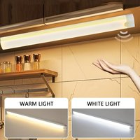 LED Kastverlichting met Bewegingssensor | 50cm USB Oplaadbare Draadloze Magnetische LED Strip – Wit Licht voor Kast, Trap & Slaapkamer