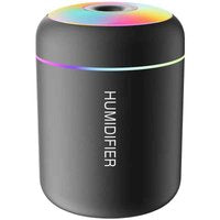 Mini Luchtbevochtiger 180ml | Ultrasone Aroma Diffuser met LED Nachtlamp – Fluisterstil USB Luchtbevochtiger voor Slaapkamer, Babykamer & Kantoor