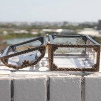 Transparant Schatkistje | Plastic Juwelen & Sieraden Opbergdoosje – Geschenkdoosje 10,5×8×6,5 CM