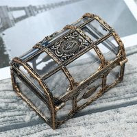 Transparant Schatkistje | Plastic Juwelen & Sieraden Opbergdoosje – Geschenkdoosje 10,5×8×6,5 CM