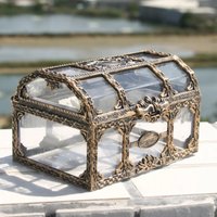 Transparant Schatkistje | Plastic Juwelen & Sieraden Opbergdoosje – Geschenkdoosje 10,5×8×6,5 CM