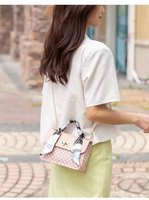 Mini Designer Schoudertas voor Dames | Trendy PU Leren Crossbody Handtas met Kettingn Strap