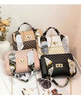 Mini Designer Schoudertas voor Dames | Trendy PU Leren Crossbody Handtas met Kettingn Strap