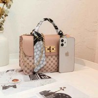 Mini Designer Schoudertas voor Dames | Trendy PU Leren Crossbody Handtas met Kettingn Strap