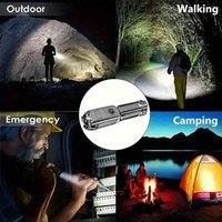 USB Rechargeable LED Flashlight – Waterproof Tactical Zoom Torch for Camping & Outdoor Use