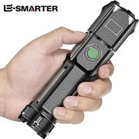 USB Rechargeable LED Flashlight – Waterproof Tactical Zoom Torch for Camping & Outdoor Use