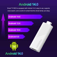 H96 H313 Android TV Stick 4K | Android 14 Smart TV Dongle – 2GB RAM 16GB met Voice Remote & WiFi Streaming