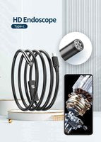 IP67 Waterdichte USB-C Endoscoop Camera | 5.5MM Inspectiecamera met 6 LED Lampen voor Android & PC