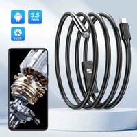 IP67 Waterdichte USB-C Endoscoop Camera | 5.5MM Inspectiecamera met 6 LED Lampen voor Android & PC