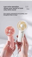 Draagbare Mini Handventilator | USB Oplaadbare Reisventilator – Compacte Ventilator voor Zomer, Auto, Camping & Reizen – Roze
