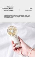 Draagbare Mini Handventilator | USB Oplaadbare Reisventilator – Compacte Ventilator voor Zomer, Auto, Camping & Reizen – Roze
