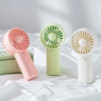 Draagbare Mini Handventilator | USB Oplaadbare Reisventilator – Compacte Ventilator voor Zomer, Auto, Camping & Reizen – Roze