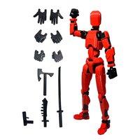 13-Joint Action Figure Dummy Model – Fully Poseable 13.7CM Figure for Stop Motion & Drawing