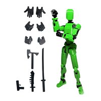 13-Joint Action Figure Dummy Model – Fully Poseable 13.7CM Figure for Stop Motion & Drawing