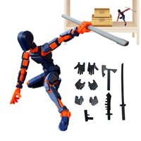 13-Joint Action Figure Dummy Model – Fully Poseable 13.7CM Figure for Stop Motion & Drawing