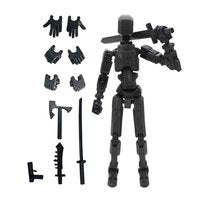 13-Joint Action Figure Dummy Model – Fully Poseable 13.7CM Figure for Stop Motion & Drawing