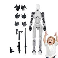 13-Joint Action Figure Dummy Model – Fully Poseable 13.7CM Figure for Stop Motion & Drawing