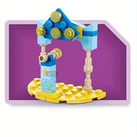 Prinsessen Kasteel Bouwblokken Set | 131-delig Roze Constructiespeelgoed voor Meisjes – Educatieve DIY Bouwset 6+