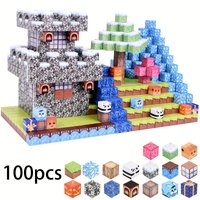 100 Stuks Magnetische Bouwstenen Speelgoed | Educatieve 3D Constructie Blokken voor Kinderen – Creatief STEM Bouwspeelgoed
