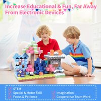 100 Stuks Magnetische Bouwstenen Speelgoed | Educatieve 3D Constructie Blokken voor Kinderen – Creatief STEM Bouwspeelgoed
