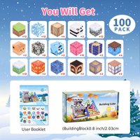 100 Stuks Magnetische Bouwstenen Speelgoed | Educatieve 3D Constructie Blokken voor Kinderen – Creatief STEM Bouwspeelgoed