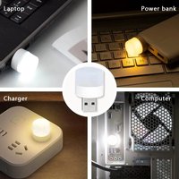 5PCS Mini USB LED Night Light – Warm White Reading Lamp for Power Bank, Laptop & Bedroom