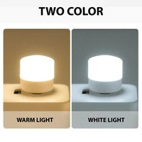 5PCS Mini USB LED Night Light – Warm White Reading Lamp for Power Bank, Laptop & Bedroom