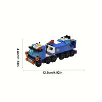 6-in-1 Politie Bouwstenen Set | Police Car, Helicopter & Boat Building Toy – Compatibel met LEGO