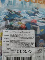 6-in-1 Politie Bouwstenen Set | Police Car, Helicopter & Boat Building Toy – Compatibel met LEGO