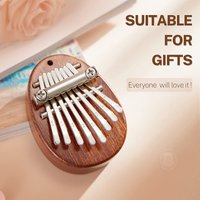 8-Toetsen Houten Kalimba Duimpiano | Mini Mbira Finger Piano voor Beginners & Cadeaus