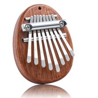 8-Toetsen Houten Kalimba Duimpiano | Mini Mbira Finger Piano voor Beginners & Cadeaus