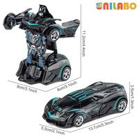 Transformer Robot Auto Speelgoed – Veranderbare Sportwagen en Robot voor Kinderen – Actiespeelgoed met Bewegende Onderdelen