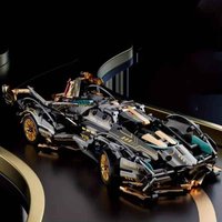 1690-delige Groene Racing Auto Bouwstenen Set – Premium Modelbouw Bouwpakket voor Volwassenen en Autoliefhebbers