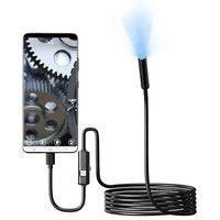 IP67 Waterdichte USB-C Endoscoop Camera | 5.5MM Inspectiecamera met 6 LED Lampen voor Android & PC