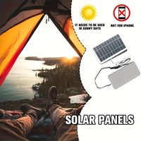 Draagbaar USB Zonnepaneel 5V 2W – Mini Solar Charger voor Smartphone, Powerbank, Camping en Outdoor Gebruik