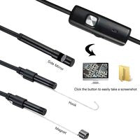 IP67 Waterdichte USB-C Endoscoop Camera | 5.5MM Inspectiecamera met 6 LED Lampen voor Android & PC