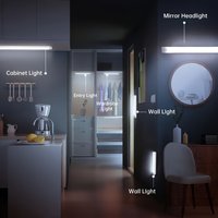 10CM LED Kastverlichting met Bewegingssensor – USB Oplaadbare Magnetische Lamp voor Kast, Trap, Gang en Slaapkamer – Koud Wit