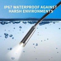 IP67 Waterdichte USB-C Endoscoop Camera | 5.5MM Inspectiecamera met 6 LED Lampen voor Android & PC