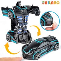 Transformer Robot Auto Speelgoed – Veranderbare Sportwagen en Robot voor Kinderen – Actiespeelgoed met Bewegende Onderdelen
